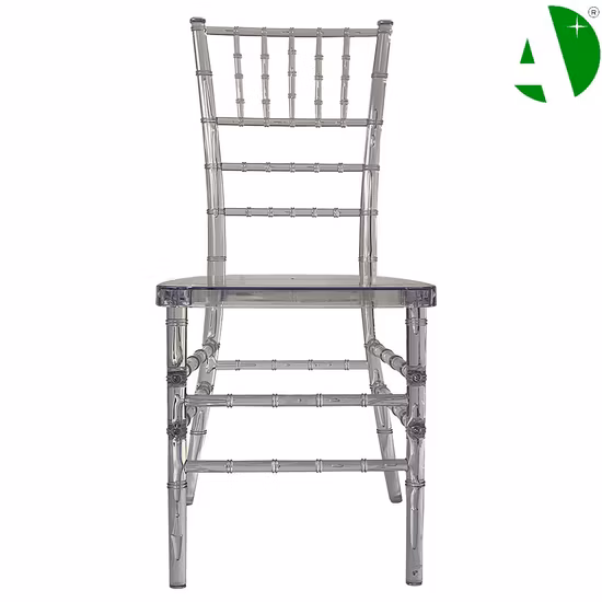Chaise de mariage d'événement de PC de résine en plastique transparente claire de vente chaude