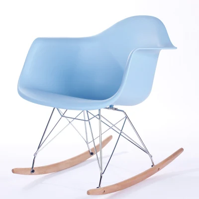 Chaise berçante de conception moderne de dossier en plastique de vente chaude pour le salon