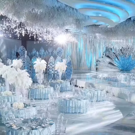 Événement d'hôtel de haute qualité dinant les chaises claires de Phoenix de mariage de cristal en plastique acrylique