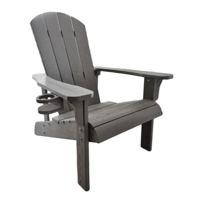 Chaise Adirondack de conception moderne en polystyrène/plastique pour l'extérieur avec un nouveau design